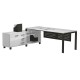 SENSO CORNER DESKTOP WITH CABINET