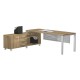 SENSO CORNER DESKTOP WITH CABINET