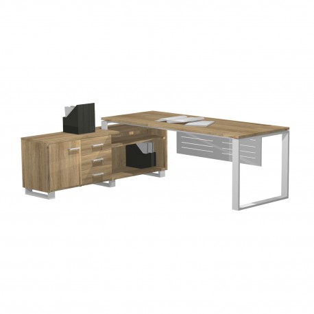 ICON CORNER DESKTOP WITH CABINET