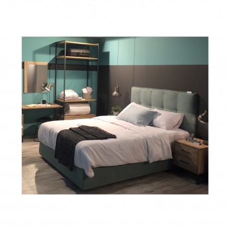 DOUBLE SLEEPING PAD WITH FABRIC CASING